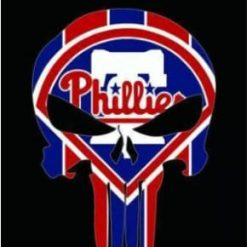 Philadelphia Phillies Star US Sport Flag 3X5Ft Banner USA Polyester with Brass Grommets