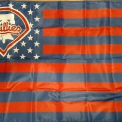 Philadelphia Phillies Star and stripes Sport Fag 3X5Ft Banner USA Polyester with Brass Grommets