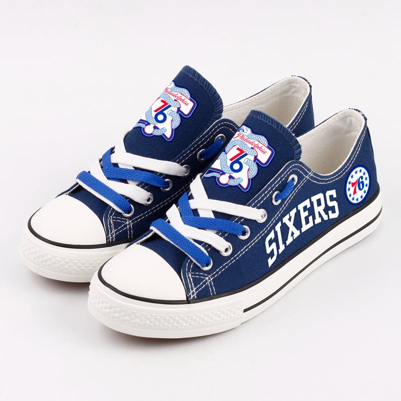Alternative view of Philadelphia 76ers Atlanta Hawks Sport Sneakers Shoes For Men Women Fans