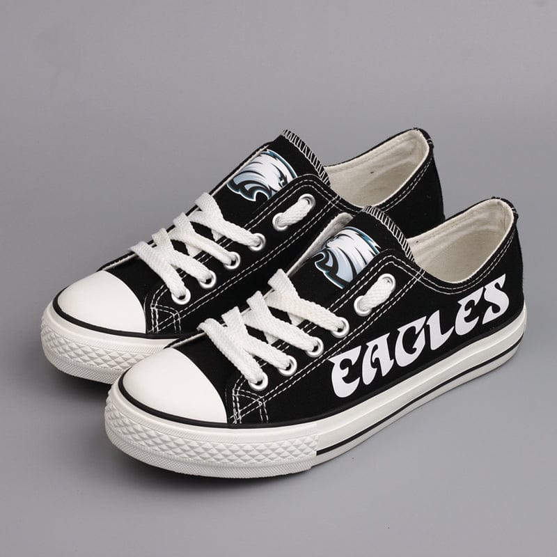 Philadelphia Eagles Low Top Canvas Sport Sneakers Shoes For Men Women Fans - Image 4