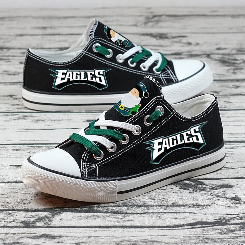 Alternative view of Philadelphia Eagles Low Top Canvas Sport Sneakers Shoes For Men Women Fans