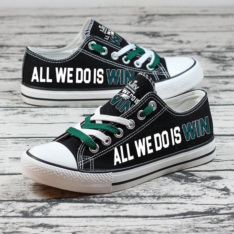 Philadelphia Eagles Low Top Canvas Sport Sneakers Shoes For Men Women Fans - Image 7