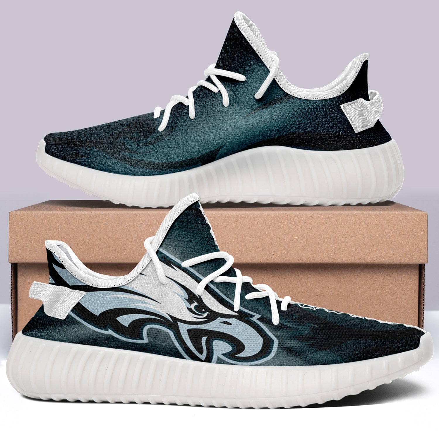 Philadelphia Eagles NFL 350v Yeezy Sneakers For Men Women Fans