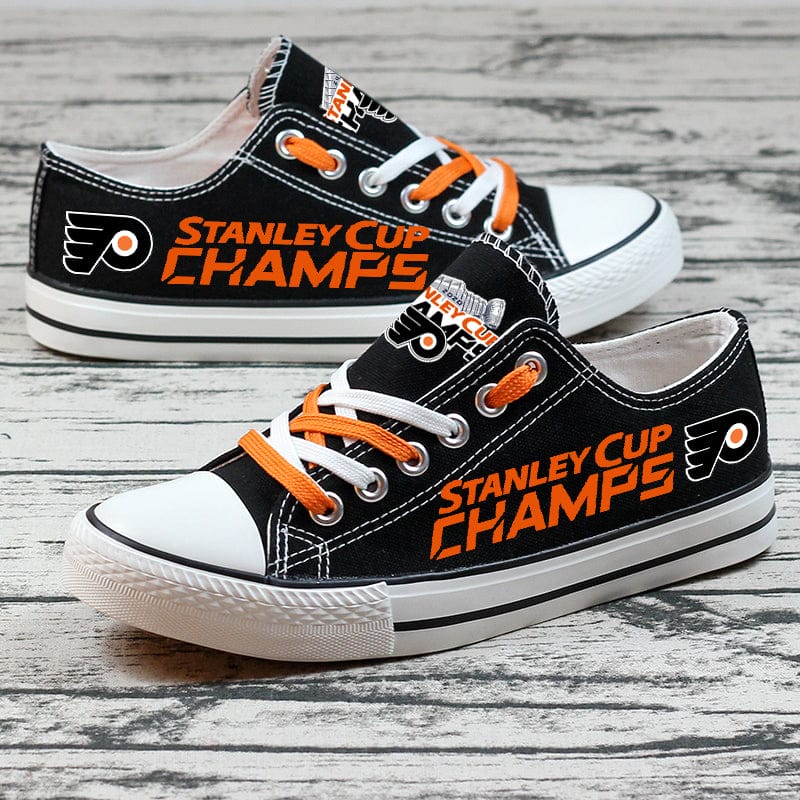 Philadelphia Flyers Low Top Canvas Sport Sneakers Shoes For Men Women Fans - Image 6