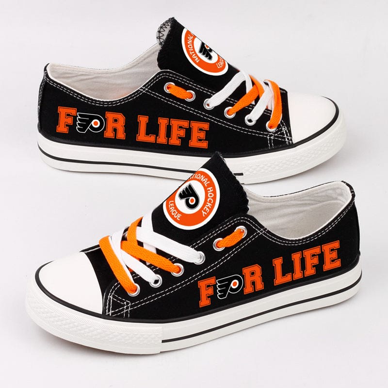Philadelphia Flyers Low Top Canvas Sport Sneakers Shoes For Men Women Fans - Image 4