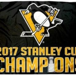 Pittsburgh Penguins 2017 Stanley Cup Champions US Flag 3X5Ft Polyester Digital Print Banner USA