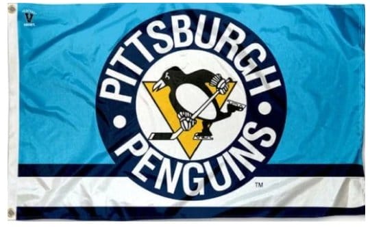 Pittsburgh Penguins Vintage Flag 3X5Ft Polyester Digital Print Banner USA