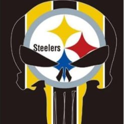 Pittsburgh Steelers Digital Vertical Flag 3X5 Ft Polyester Banner USA 90x150cm