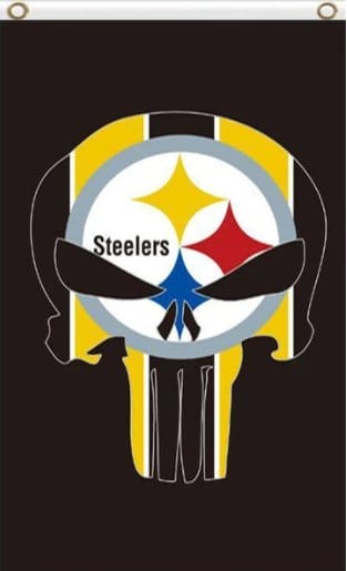 Pittsburgh Steelers Digital Vertical Flag 3X5 Ft Polyester Banner USA 90x150cm
