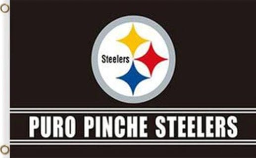 Pittsburgh Steelers Puro Pinche Flag 3X5 Ft Polyester Banner USA 90x150cm