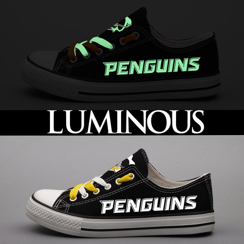 Pittsburgh Penguins Low Top Canvas Sport Sneakers Shoes For Men Women Fans - Image 5