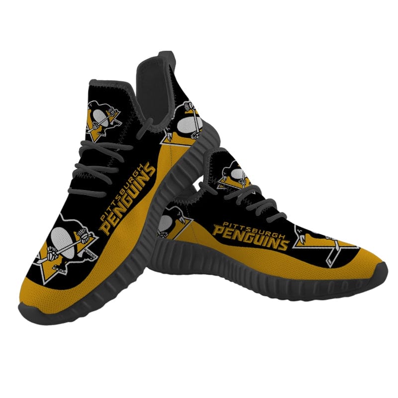 Alternative view of Pittsburgh Penguins V1 NHL Sneaker Shoes Hot Team For Men Women Fans