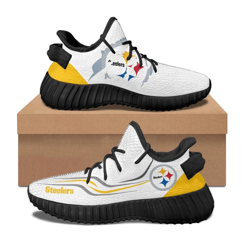 Alternative view of Pittsburgh Steelers WK6 Sport Sneaker Shoes For Men Women Fans