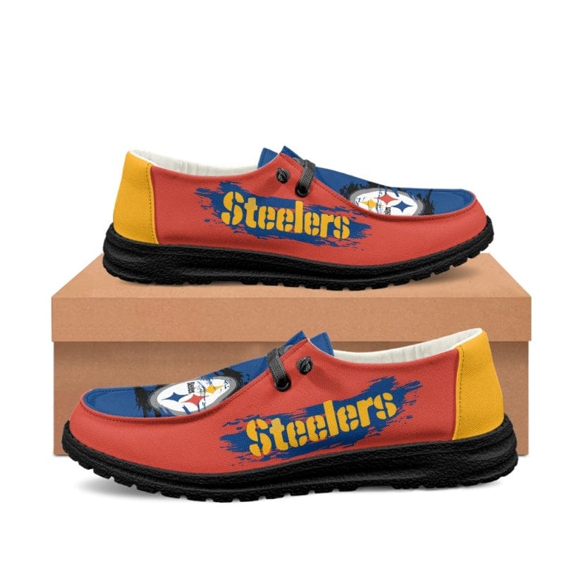 Alternative view of Pittsburgh Steelers V1 BZ15 Sneakers Shoes For Men Women Fans
