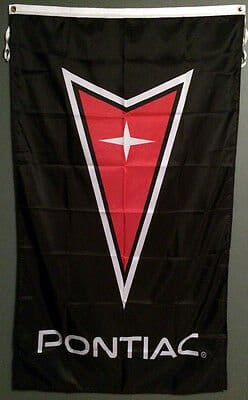 Pontiac Flag Vertical 3X5 Ft Polyester Banner USA 90x150cm