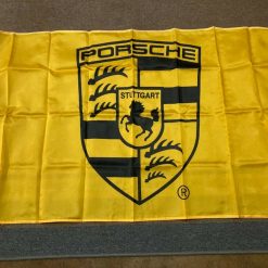 Porsche 3 X 5 ft Flag Stuttgart Logo