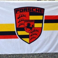Porsche Flag Yellow 3X5 Ft Polyester Banner USA 90x150cm