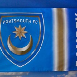 Portsmouth F.C. Football Club Flag 3x5ft Banner Polyester