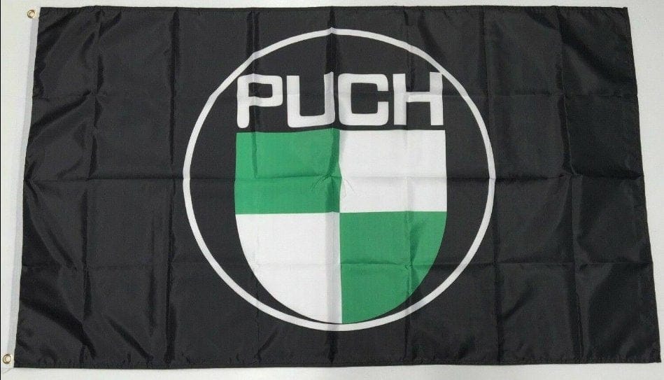 Puch Banner Flag - Car Bike Scooter Motorbike 500 Cycle Bike Austria Man Cave 3x5ft