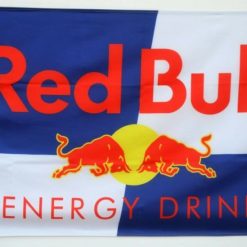 RedBull Energy Drink Flag 3X5 Ft Polyester Banner USA 90x150cm Red Bull
