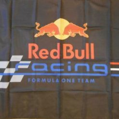 Red Bull Man Cave Automotive Racing Flag 3X5 Ft Polyester Banner USA 90x150cm RedBull