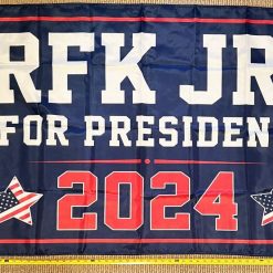 Robert Kennedy Flag Blue RFK JR 2024 Democrat America USA Sign 3x5ft