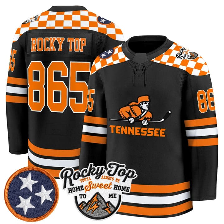 Rocky Top Jersey #865 Tennessee Volunteers 2025-26 Hockey Premium Stitched