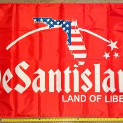 Ron Desantis Flag Desantisland Red 2024 America Florida Sign USA 3x5ft