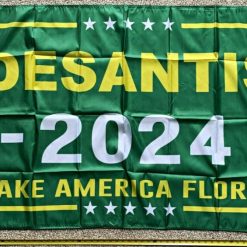 Ron Desantis Flag Make America Florida Green Poster Sign USA 3x5Ft