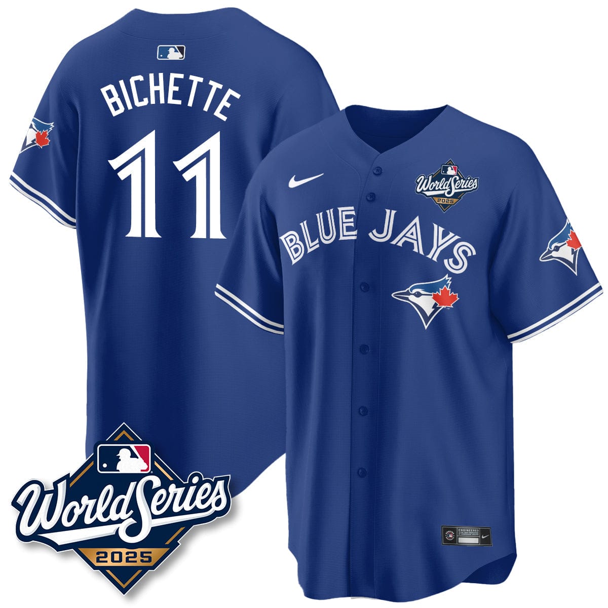 Toronto Blue Jays 2025 World Series Jersey - All Stitched - Image 16