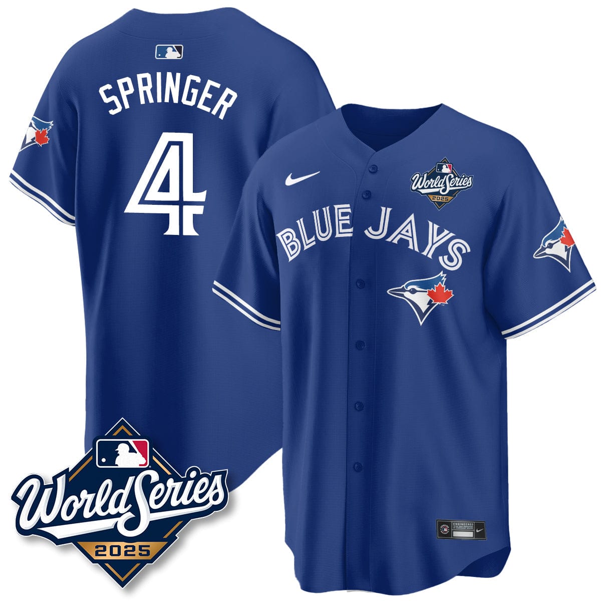 Toronto Blue Jays 2025 World Series Jersey - All Stitched - Image 20