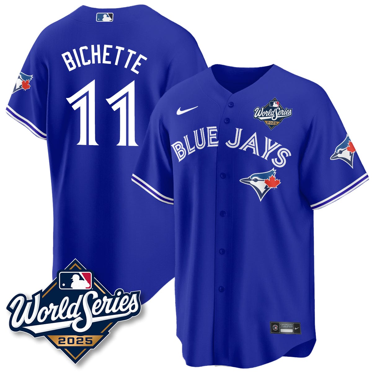 Toronto Blue Jays 2025 World Series Jersey - All Stitched - Image 23