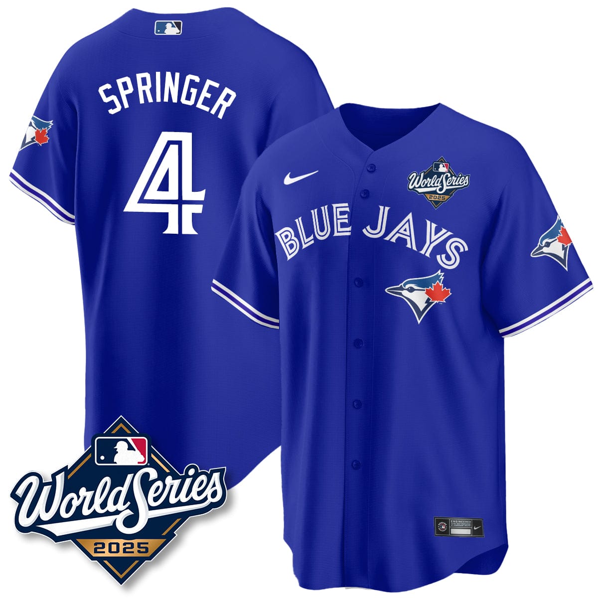 Toronto Blue Jays 2025 World Series Jersey - All Stitched - Image 27