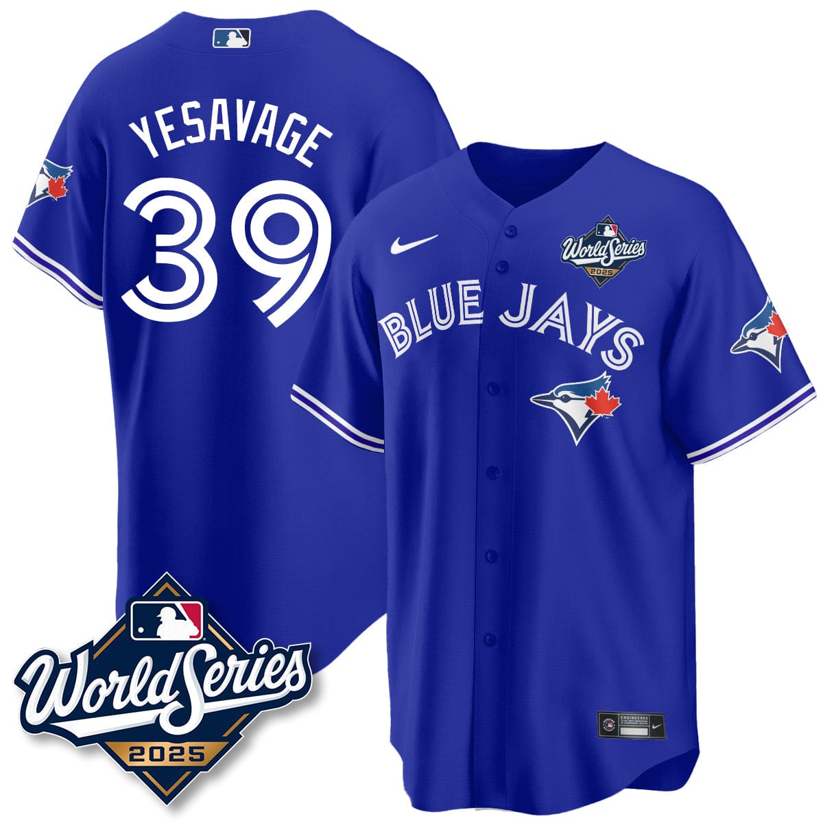 Toronto Blue Jays 2025 World Series Jersey - All Stitched - Image 28