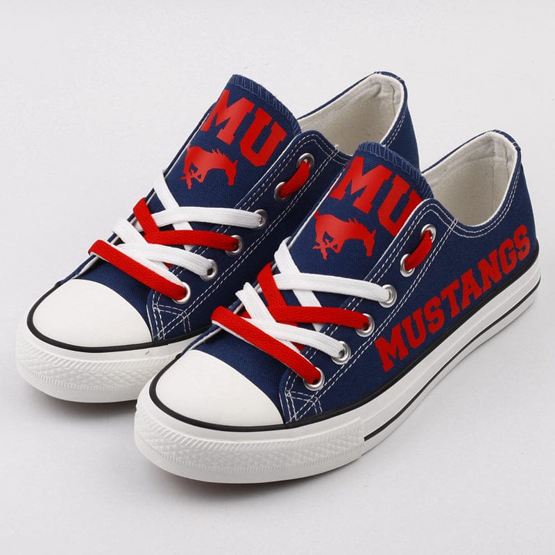 Alternative view of SMU Mustangs Sport Sneakers Shoes For Men Women Fans