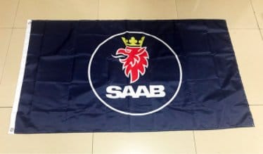 Saab Car Flag 3X5 Ft Polyester Banner USA 90x150cm
