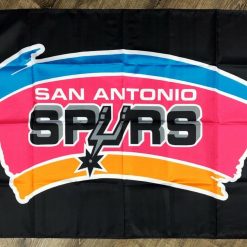 San Antonio Spurs Basketball Flag 3x5 ft Sports Banner Man-Cave Garage New