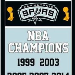 San Antonio Spurs Champions Flag 3X5Ft Polyester Banner USA Digital Print