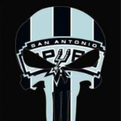 San Antonio Spurs Skull Flag 3X5Ft Polyester Banner USA Digital Print