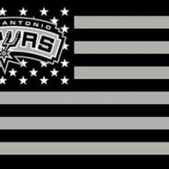 San Antonio Spurs Star Flag 3X5Ft Polyester Banner USA Digital Print