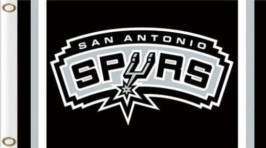 San Antonio Spurs Team Flag 3X5Ft Polyester Banner USA Digital Print