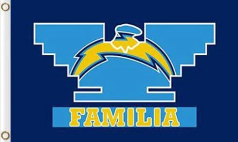 San Diego Chargers Familia Flag 3X5 Ft Polyester Banner USA 90x150cm