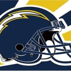 San Diego Chargers Helmet Flag 3X5 Ft Polyester Banner USA 90x150cm
