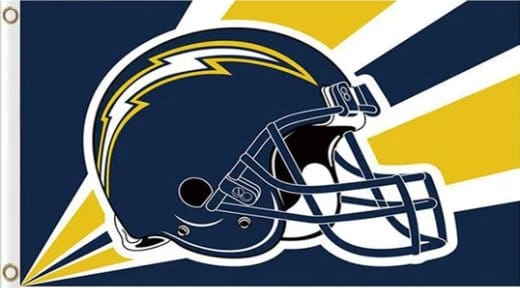 San Diego Chargers Helmet Flag 3X5 Ft Polyester Banner USA 90x150cm