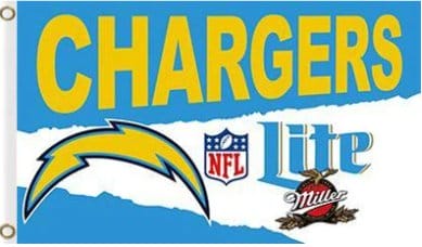 San Diego Chargers Lite Flag 3X5 Ft Polyester Banner USA 90x150cm