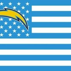 San Diego Chargers Star & Strips Flag 3X5 Ft Polyester Banner USA 90x150cm