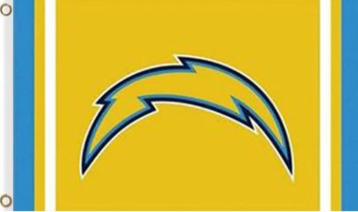 San Diego Chargers Stripe Flag 3X5 Ft Polyester Banner USA 90x150cm