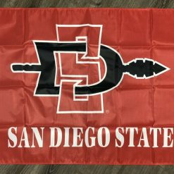 San Diego State University Aztecs SDSU Flag 3x5 ft Red College Banner