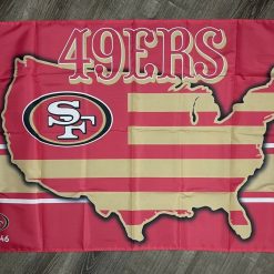 San Francisco 49ers Flag 3x5 ft Sports Football Banner Man-Cave Garage