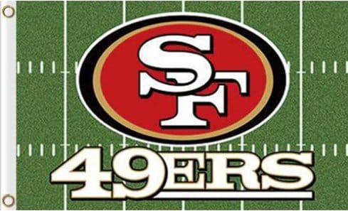 San Francisco 49ers Green Flag 3X5 Ft Polyester Banner USA 90x150cm